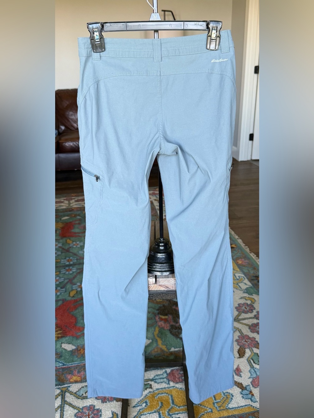 Eddie Bauer Women’s or Girl’s First Ascent Gray Blue Quick Dry Cargo Pants, 0 - Picture 2 of 11